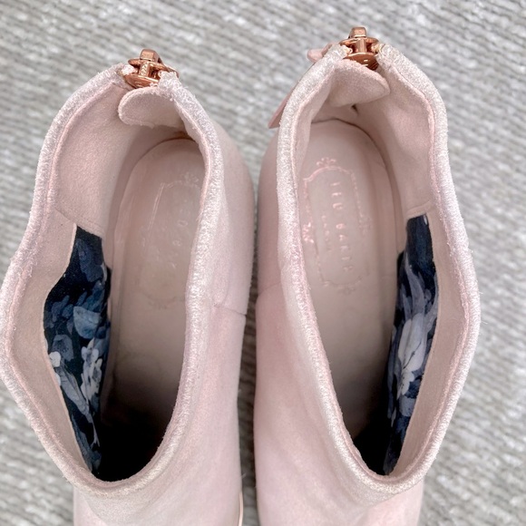 Ted Baker Women's Azaila Boot Mink Pink 7.5 Easter Spring Soft Comfortable - Picture 9 of 9